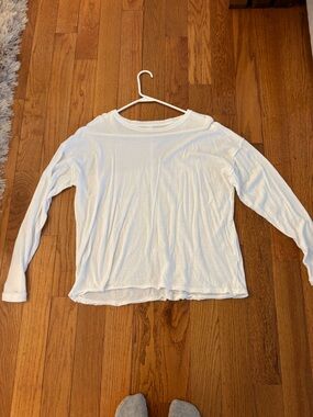 We The Free White Long-Sleeve Crewneck Top